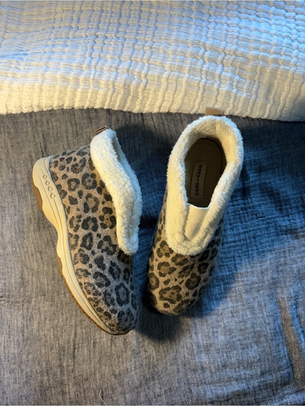 Easy Spirit Treepose cozy ankle slipper bootie Womens size 7